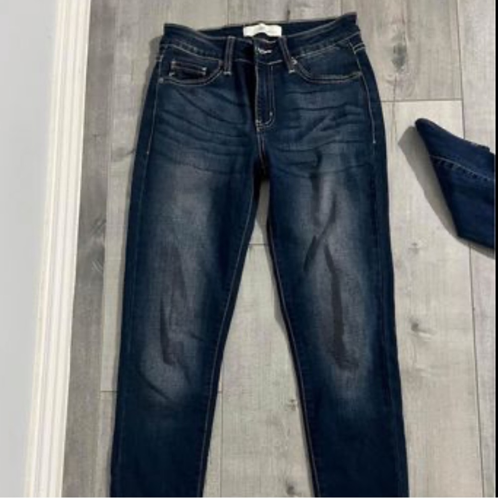 women’s dark skinny jeans size 5 26 kancan